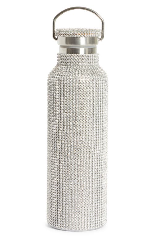 Collina Strada Crystal Embellished Water Bottle in Clear