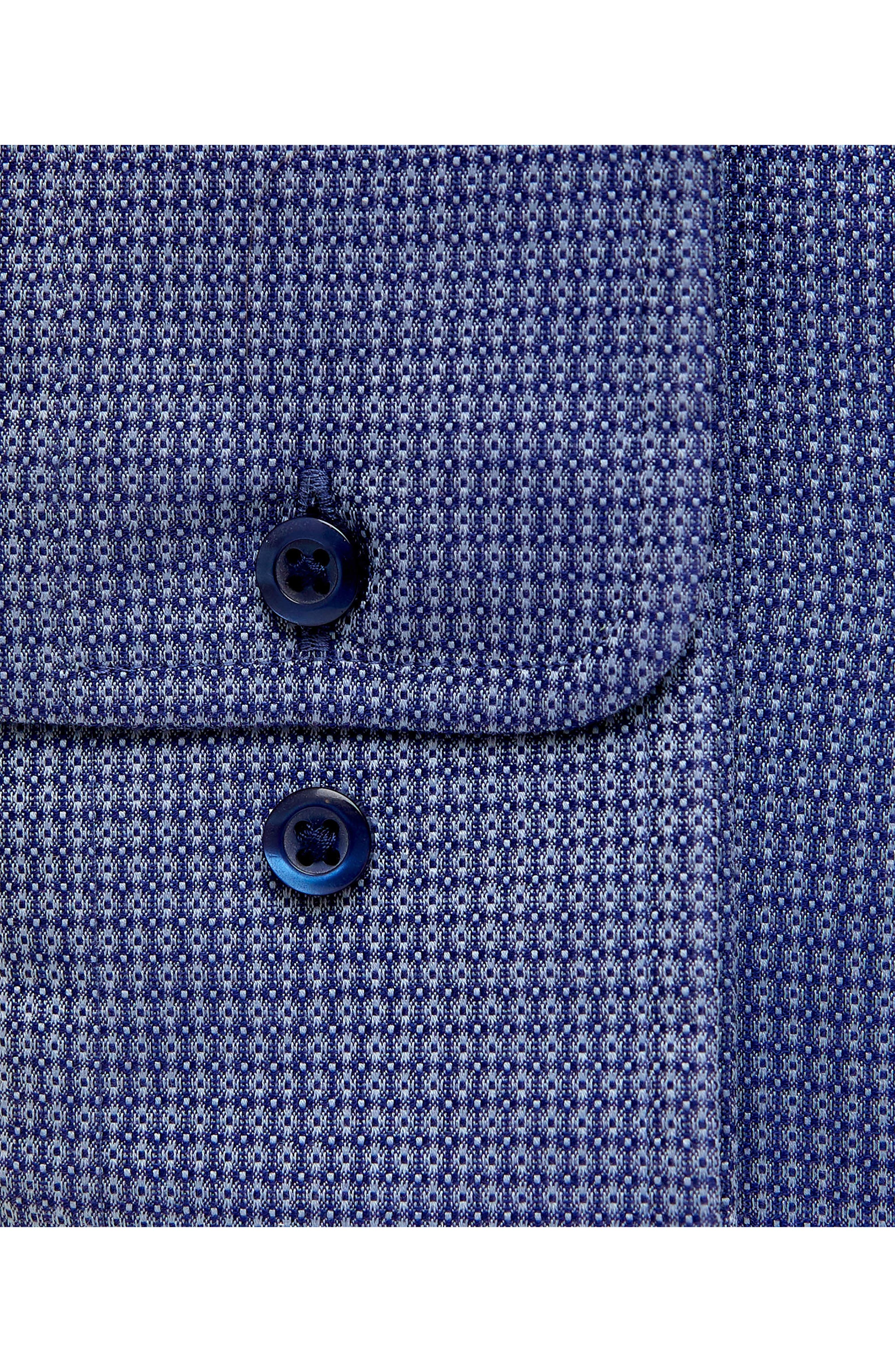 David Donahue Slim Fit Textured Dobby 