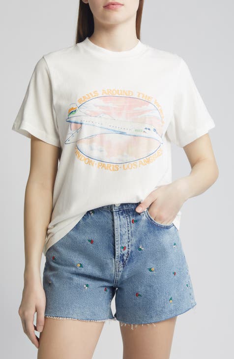 Airline Oversize Graphic T-Shirt