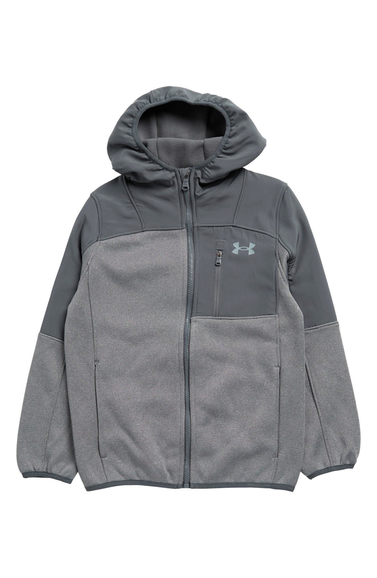 under armour jackets kids grey