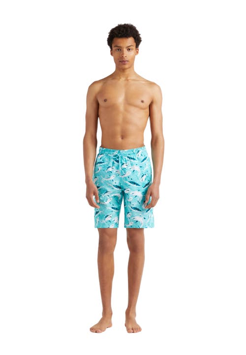 Vilebrequin Okohina 7.5 Swim Shorts In Lagon