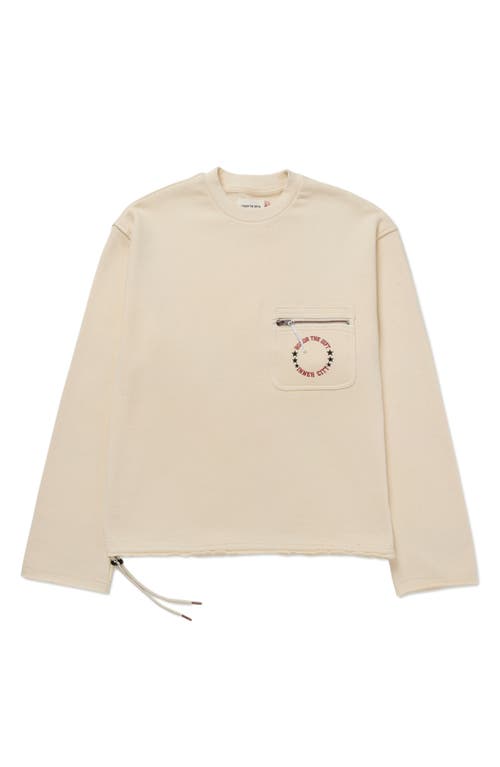 HONOR THE GIFT Pocket Sweatshirt Bone at Nordstrom,