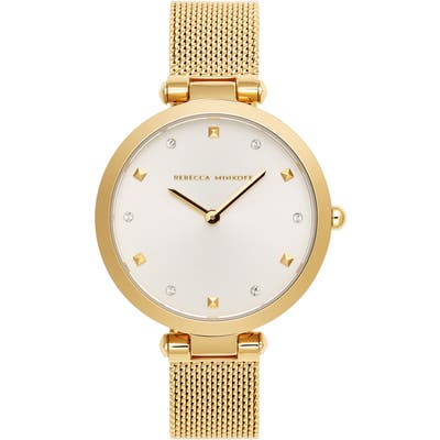 Rebecca Minkoff Nina Mesh Strap Watch, 3m