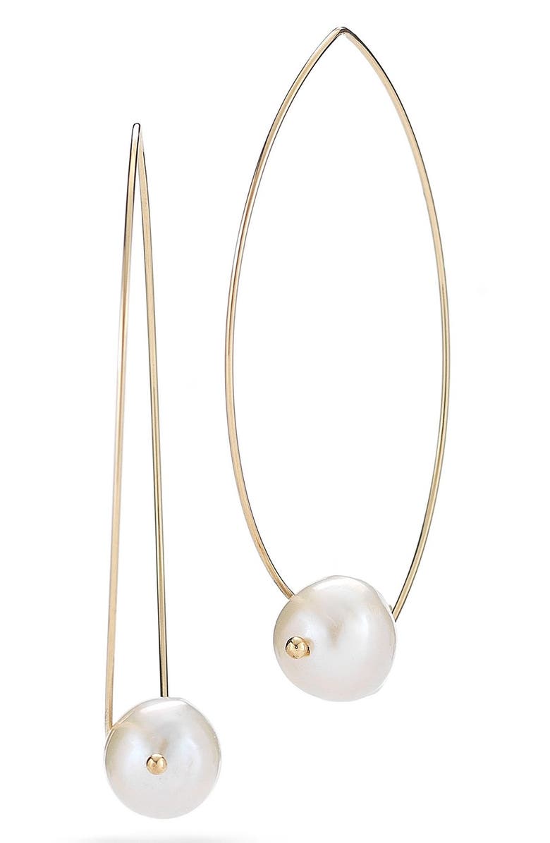 Mizuki Pearl Marquise Drop Earrings | Nordstrom
