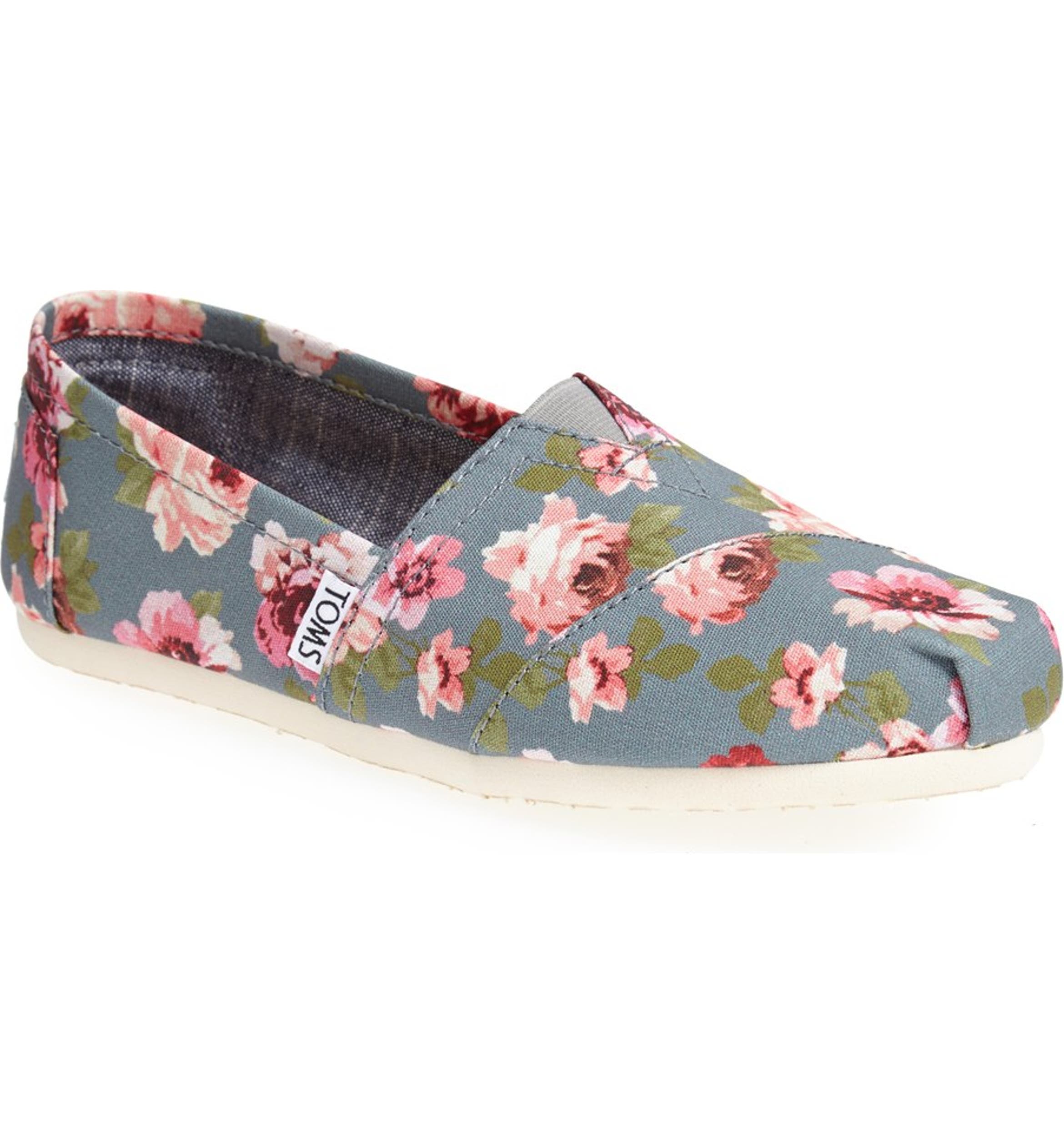 TOMS 'Classic - Floral' Slip-On (Women) | Nordstrom