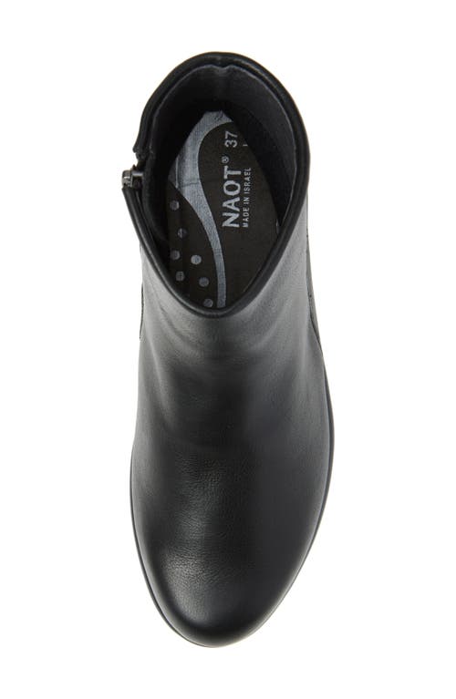 Shop Naot Norther Bootie In Water Resistant Black Leather