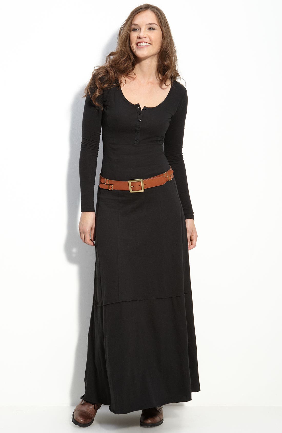 Free People 'Henley for Days' Maxi Dress Nordstrom