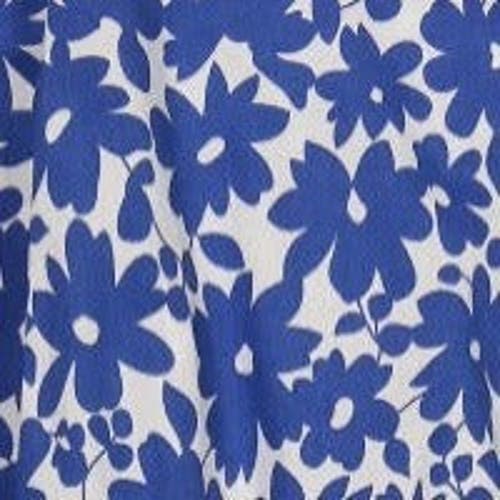 Shop Busy Bees Juniper Button Front Dress In Blue Poppy