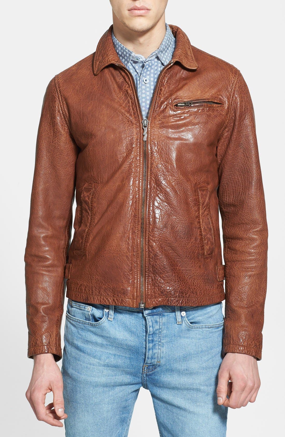 nudie leather jacket