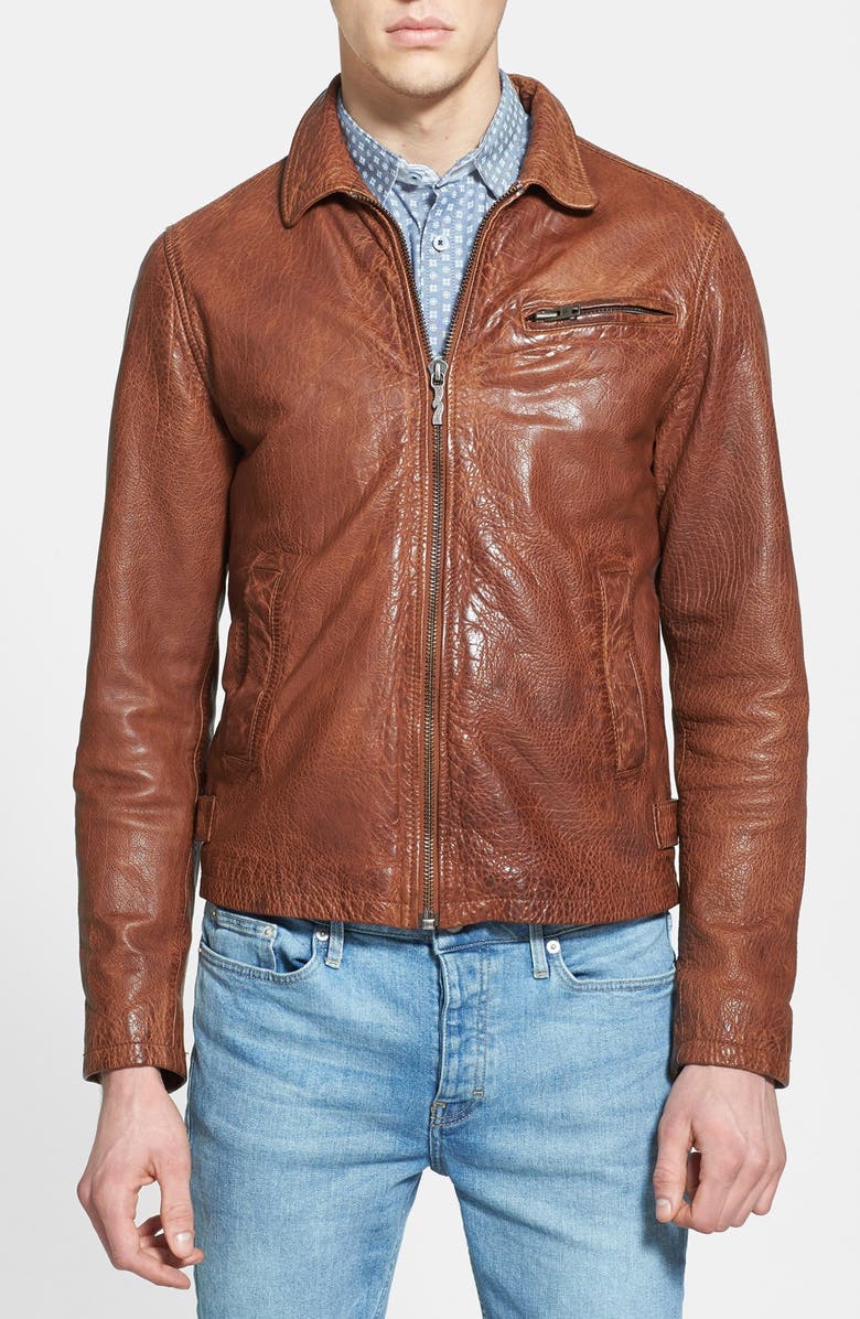 Nudie Jeans 'Ervin '50s' Leather Jacket | Nordstrom