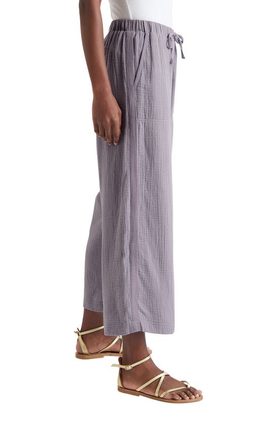 Splendid Kit Cotton Palazzo Pants In Oyster