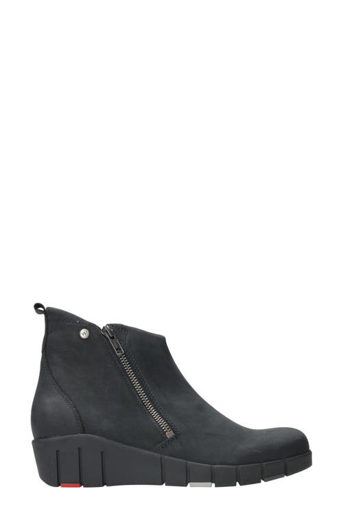 Wolky Phoenix Zip-up Bootie In Black