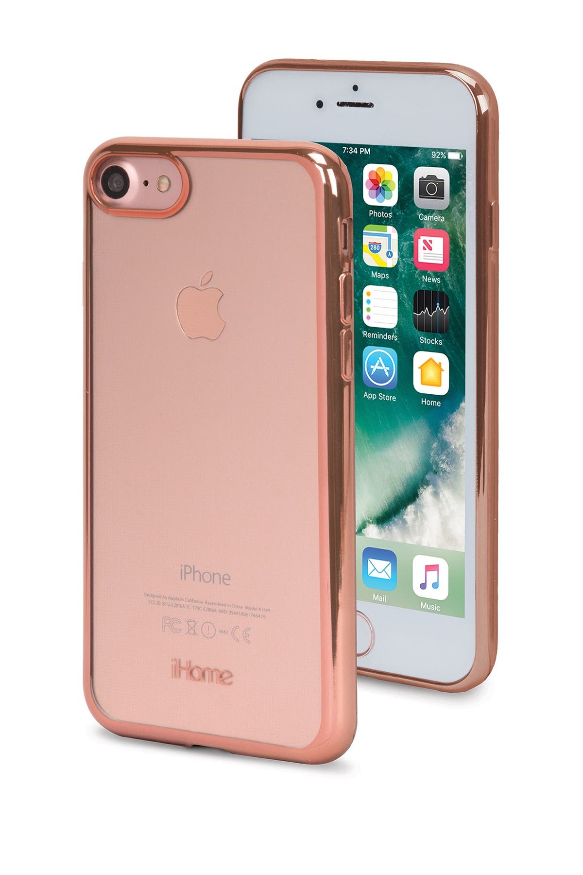 Ihome Apple Rose Gold Lux For Iphone 6 6s 7 8 Nordstrom Rack