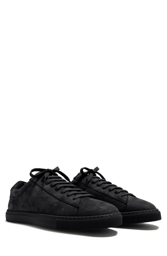Shop Oliver Cabell Low 1 Sneaker In Black Nubuck