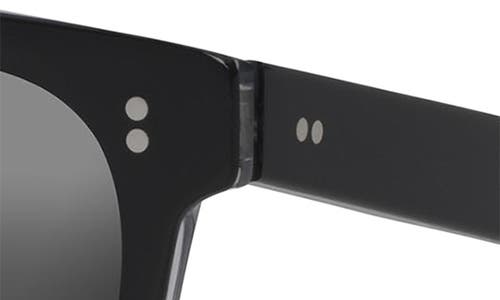 Maui Jim Cheetah 5 52mm Polarized Square Sunglasses 52mm Cheetah 5 Polarized Square Sunglasses In Black/neutral Grey