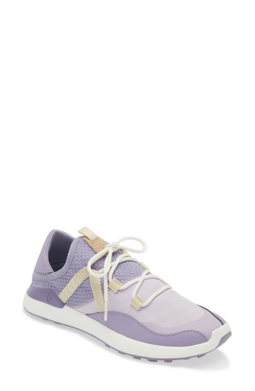 Shop Olukai Kawela Waterproof Spikeless Golf Shoe In Lilac/puka