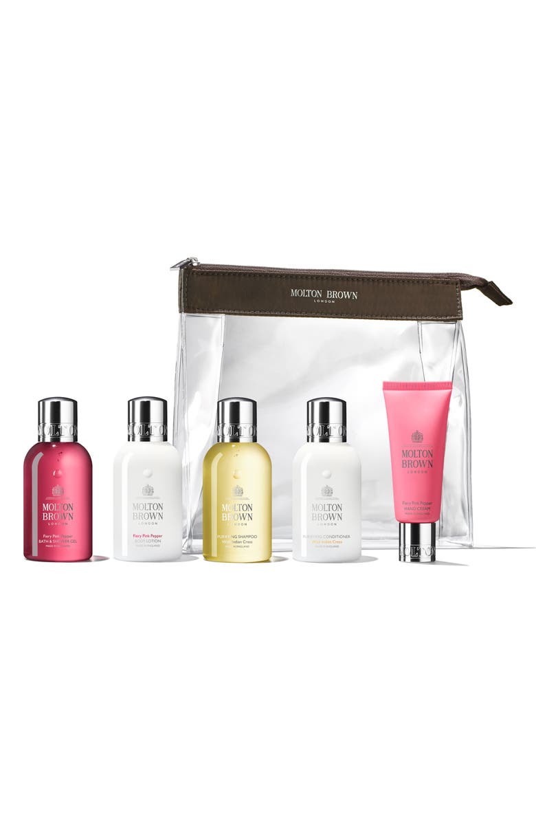 MOLTON BROWN London The Enticing Wanderer Travel Skin & Hair Care Set, Main, color,