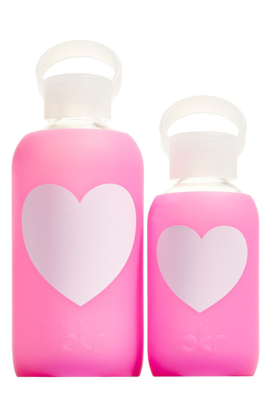 bkr® 'Heart' Glass Water Bottle Set (63 Value) Nordstrom