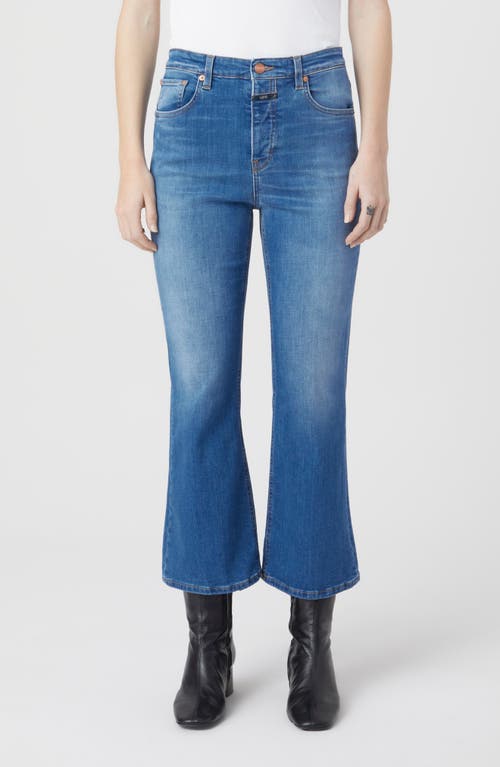 Closed Hi-Sun High Waist Ankle Flare Jeans Mid Blue at Nordstrom