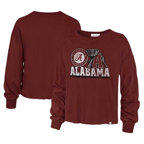 Men's Columbia Crimson Alabama Crimson Tide Terminal Shot Omni-Shade Long Sleeve T-Shirt at Nordstrom, Size X-Large