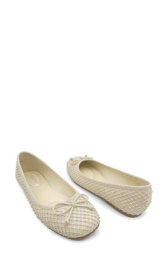 Reaction Kenneth Cole Elstree Mesh Ballet Flat In Porcelain