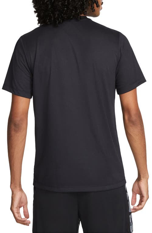 Shop Nike Dri-fit Legend T-shirt In Black/matte Silver