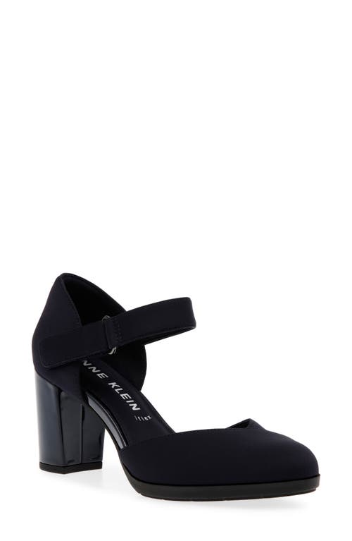 Catharina Ankle Strap Pump in Navy