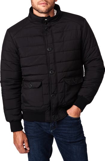 Shop Bernardo Intercept Water Resistant Puffer Jacket In Black