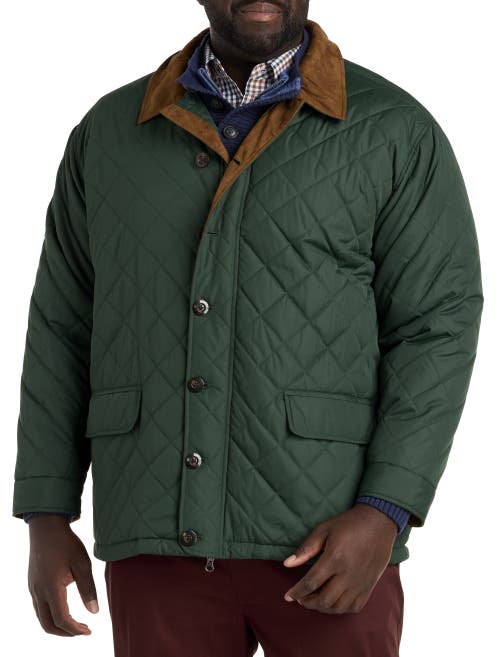 Oak Hill By Dxl Oak Hill Quilted Walking Coat In Mountain View
