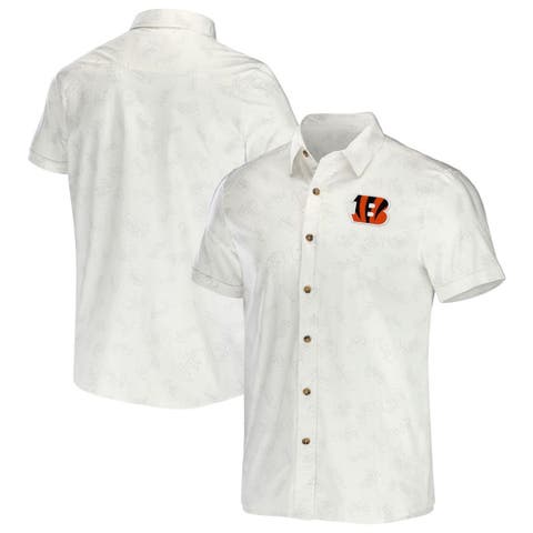 Cincinnati Bengals Nfl Mens Victory Vacay Button Up Shirt