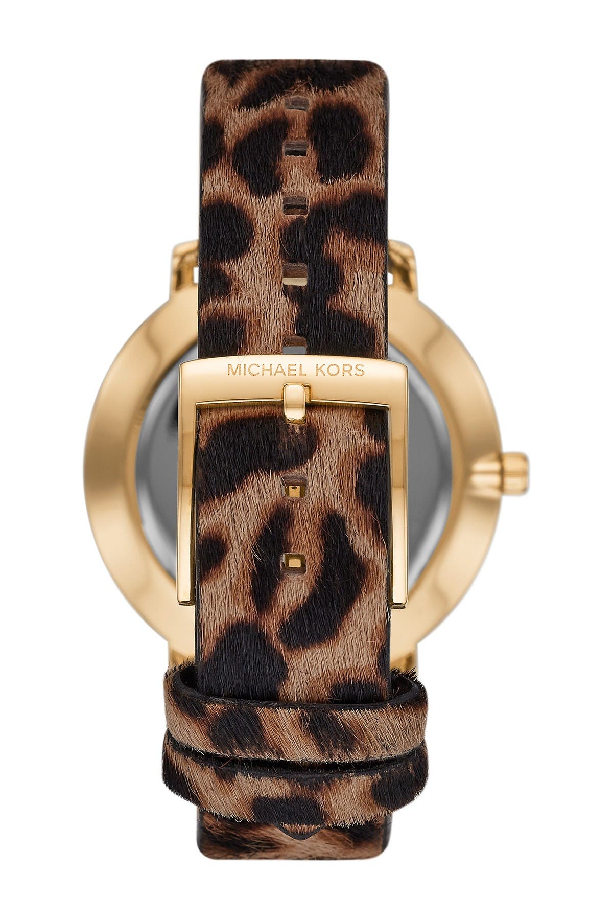 michael kors women's pyper blush leather strap watch 38mm
