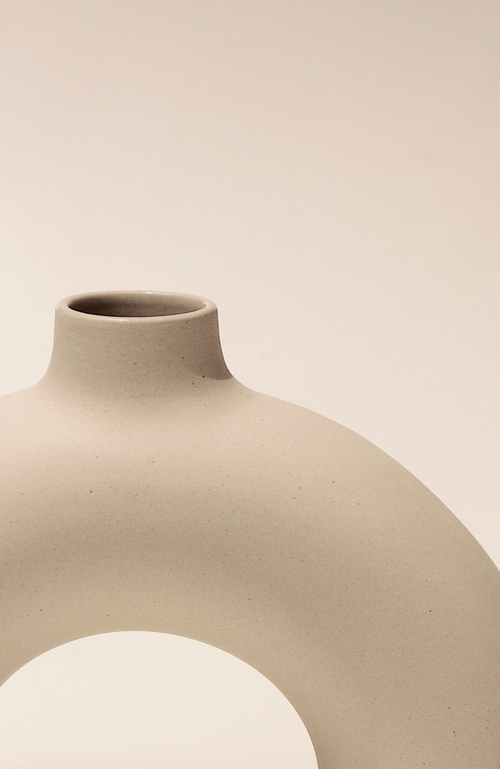 Osmos Studio Big Polo Vase In Off White