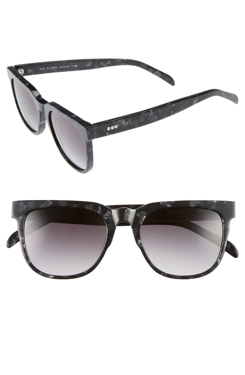 Komono Riviera 54mm Rectangular Sunglasses | Nordstrom
