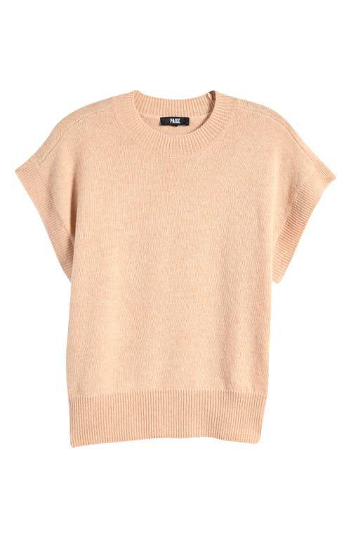 Shop Paige Nepheli Crewneck Sweater In Camel Brown