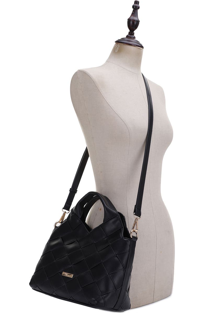 Mali + Lili Lucy Woven Vegan Leather Tote | Nordstromrack