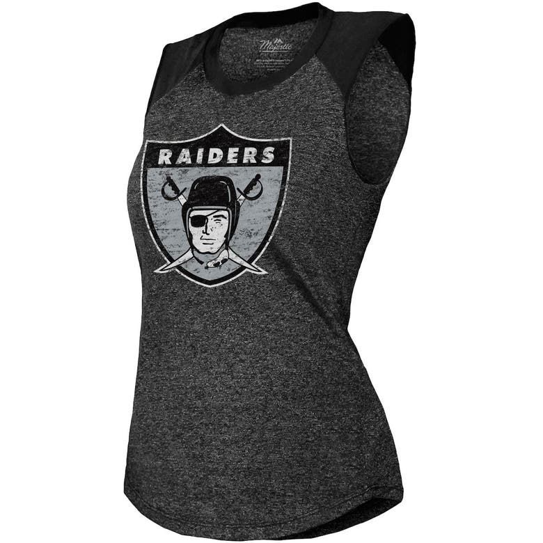 Majestic Las Vegas Raiders Muscle Tank (Black) – ShoeGrab