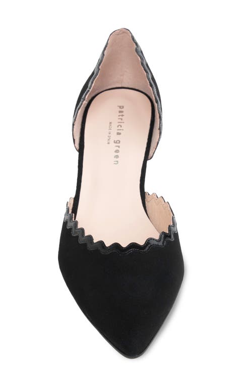 Shop Patricia Green Olivia D'orsay Kitten Heel Pump In Black