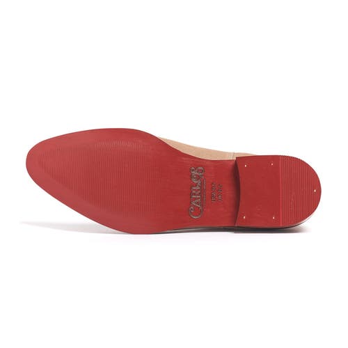 Carlos Santana Mantra Chelsea Boot In Cappucino Suede