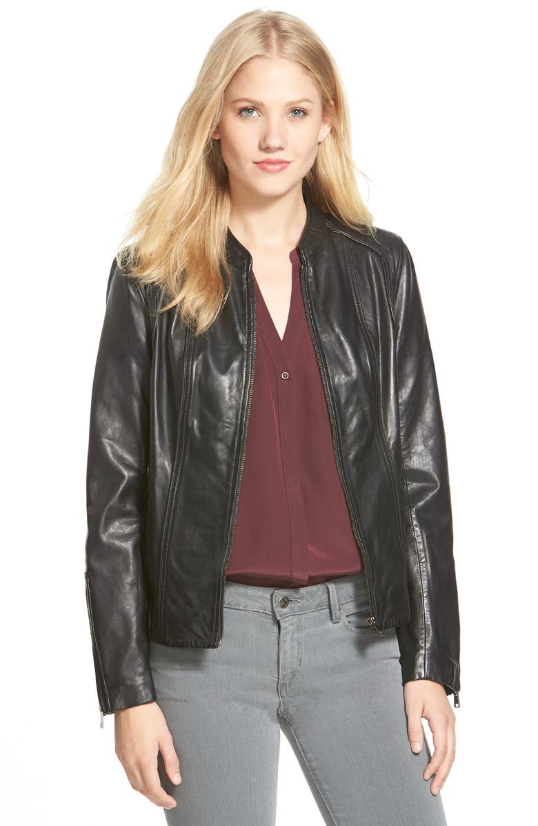 LAMARQUE Lambskin Leather Jacket | Nordstrom