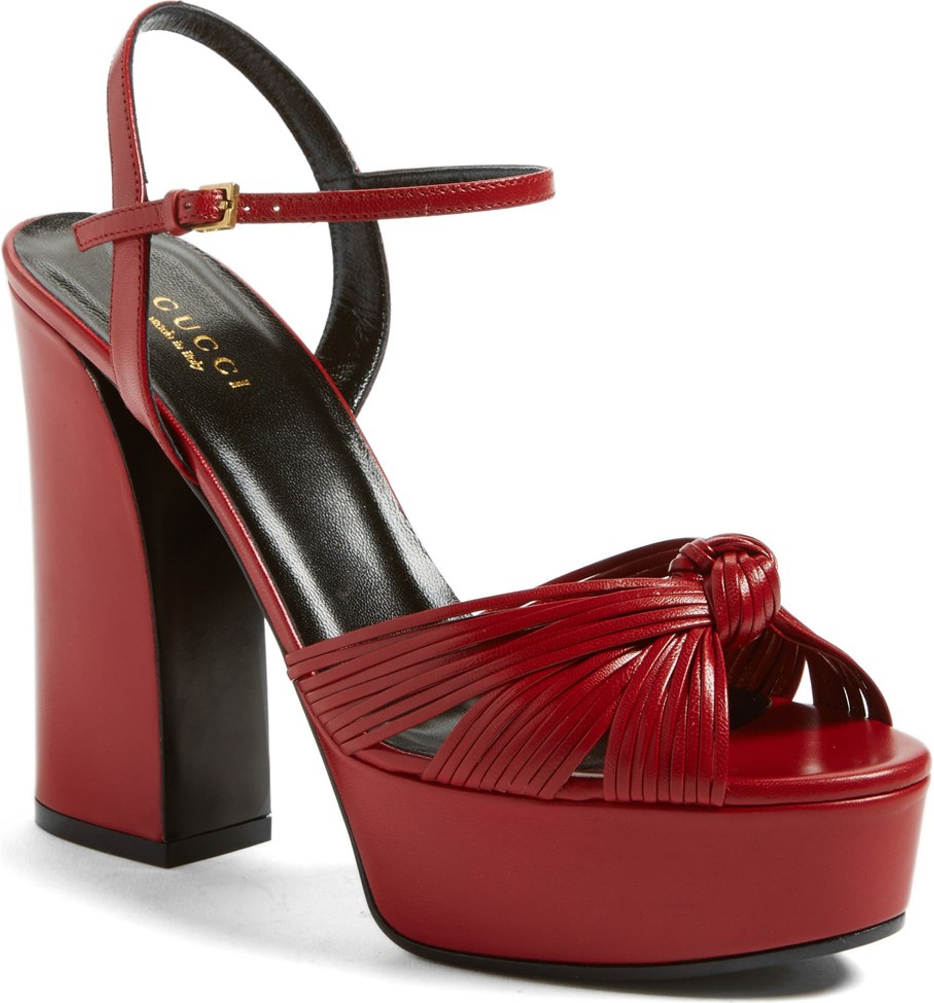 Gucci 'Allie' Platform Peep Toe Sandal (Women) | Nordstrom