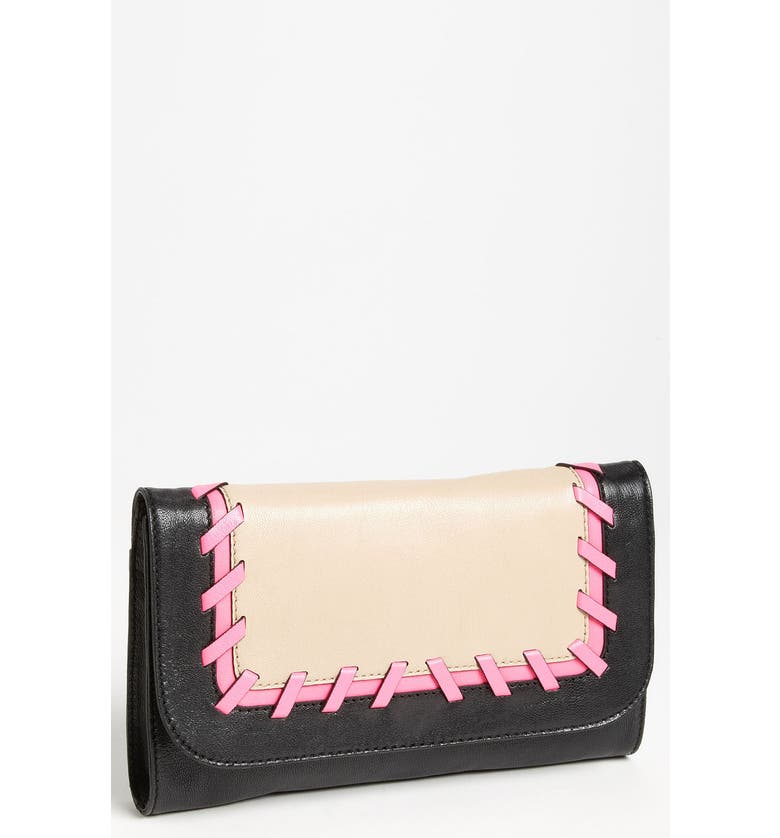 MILLY 'Sydney Multi' Clutch, Main, color, BLACK MULTI