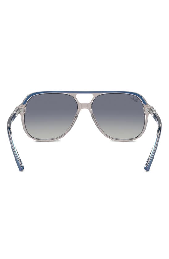 Shop Ray Ban Ray-ban Junior Bill 52mm Gradient Square Sunglasses In Grey