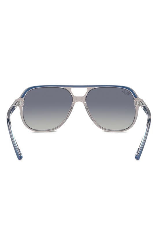 Ray Ban Junior Bill 52mm Gradient Square Sunglasses In Grey