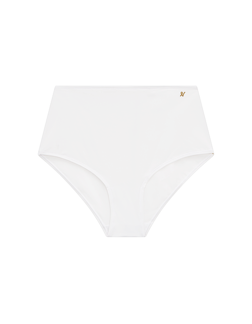 Nudea The Stretch High Waisted Brief In White