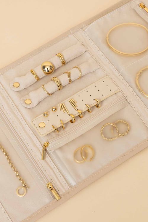 Oradina Beige The Ultimate Jewelry Case In Beige