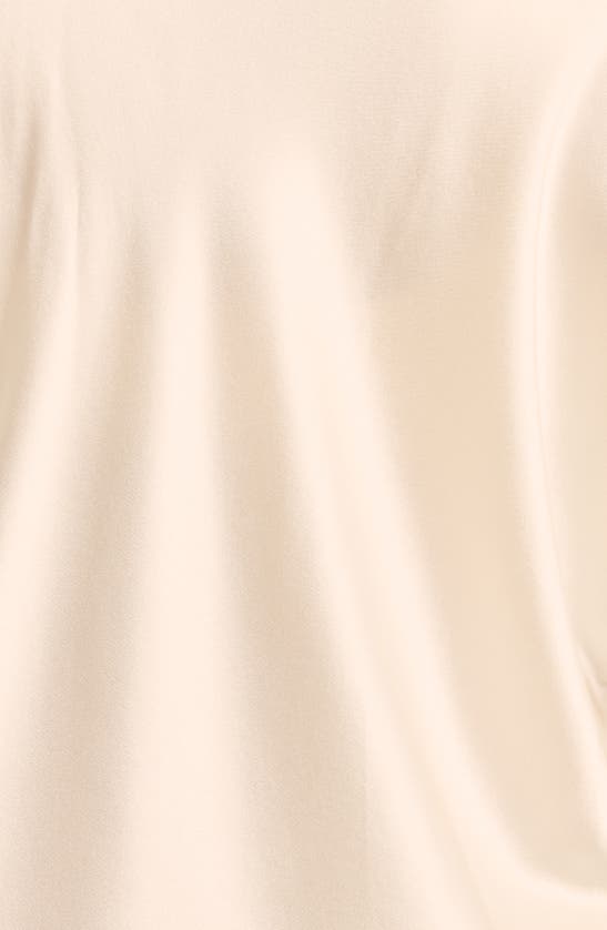 Shop Vince Fitted Silk Button-up Blouse In Chiffon