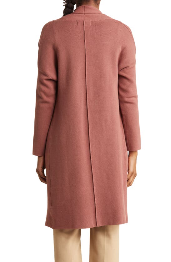 By Design Andrea Solid Open Cardigan In Cognac