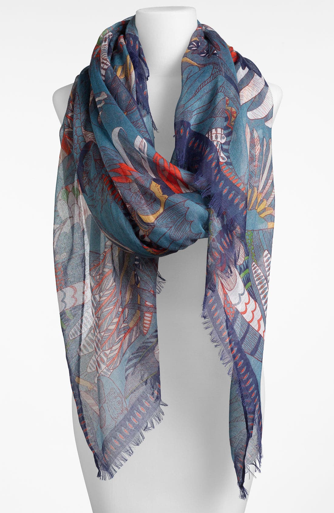 Accessory Street 'Tropical Birds' Scarf Nordstrom