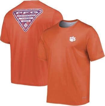 Houston Astros Columbia Omni-Shade Tamiami Button-Down Shirt - Orange