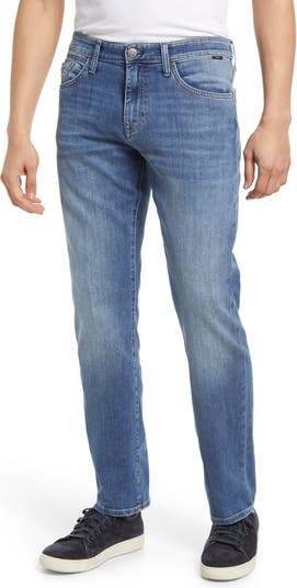 Mavi Men's Steve Athletic Jeans in Dark Brushed Williamsburg